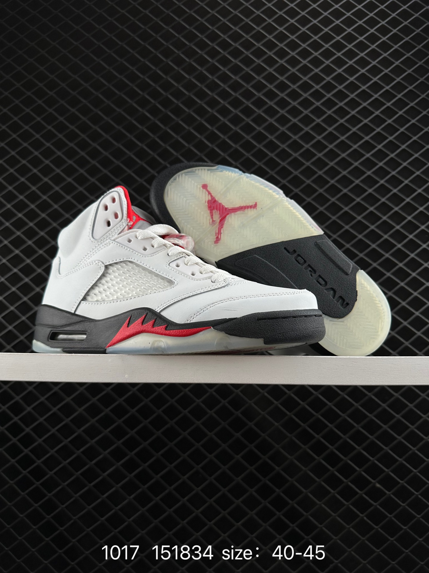 AIR JORDAN 5 fire red “